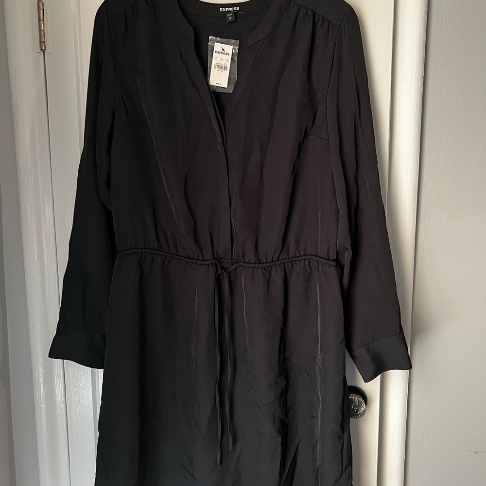 Express Black Dress Size L, NWT